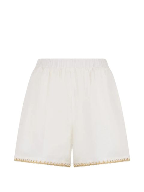 Valentino Garavani elasticated-waistband shorts - White - zdjęcie produktu nr 1