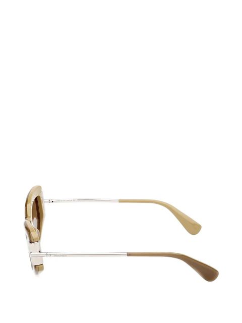 Max Mara Eyewear rectangle-frame sunglasses - Brown