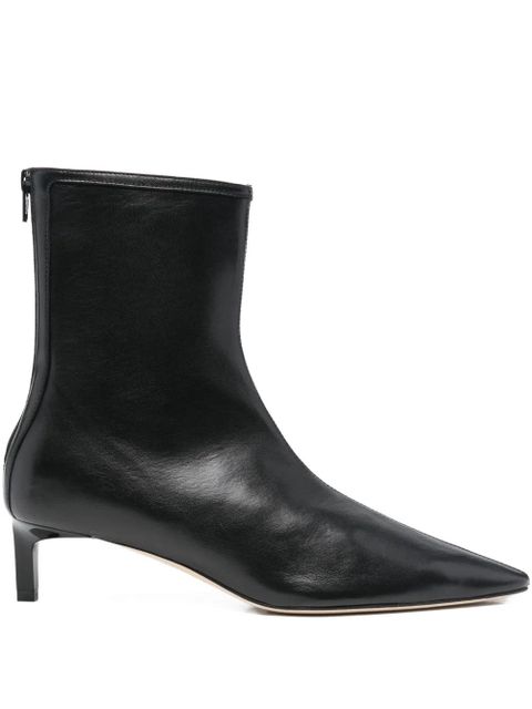 Dear Frances Topo pointed leather bootie - Black - zdjęcie produktu nr 1