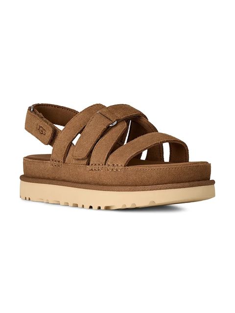 UGG sandały zamszowe W Goldenstar Gleam - zdjęcie produktu nr 1