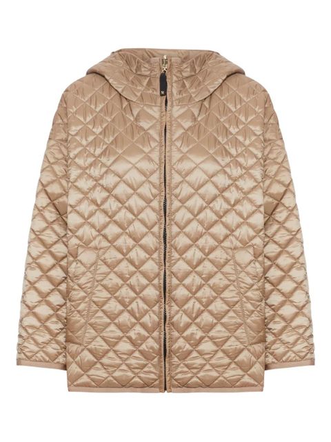 Max Mara quilted-pattern hooded jacket - Neutrals - zdjęcie produktu nr 1