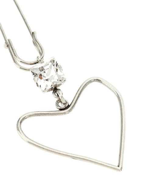 ISABEL MARANT heart crystal-embellished ear cuff - Silver - zdjęcie produktu nr 2