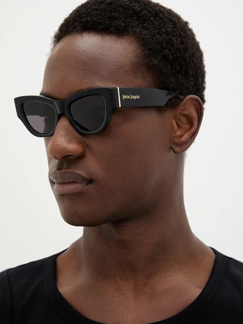 Palm Angels okulary przeciwsłoneczne kolor czarny PERI087_501007