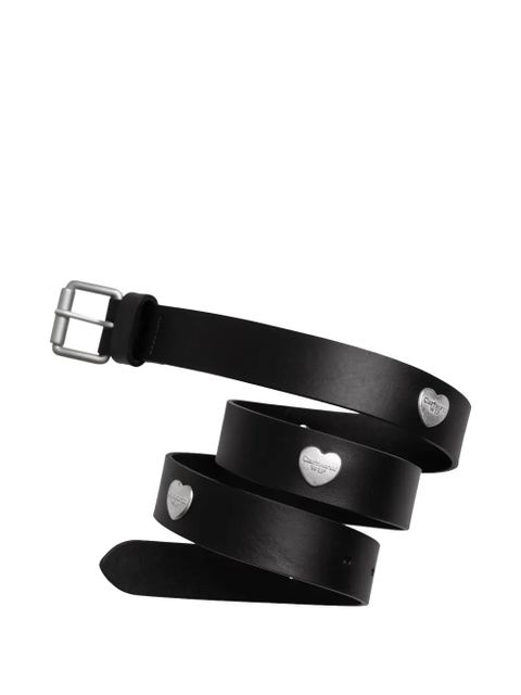 Carhartt WIP Tylor heart-plaque leather belt - Black - zdjęcie produktu nr 2