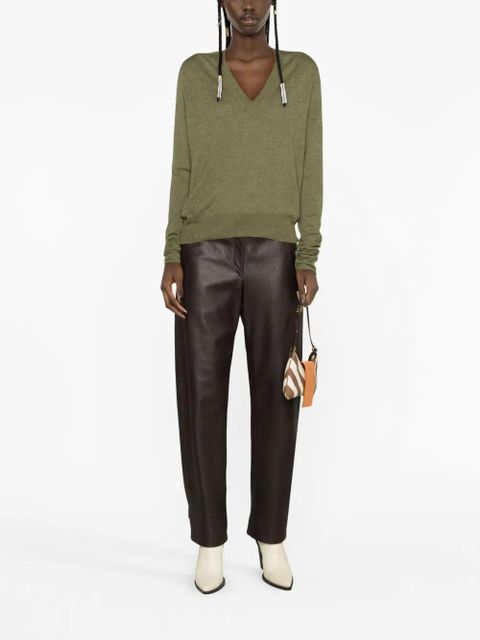 Zadig&Voltaire crew-neck cashmere jumper - Green - zdjęcie produktu nr 2