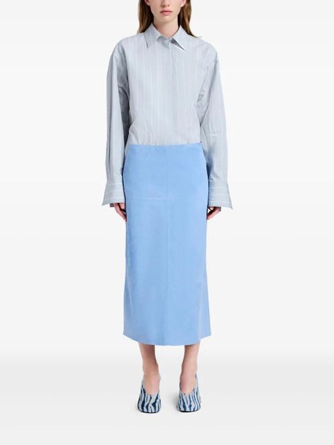 Proenza Schouler Nadia midi skirt - Blue - zdjęcie produktu nr 2