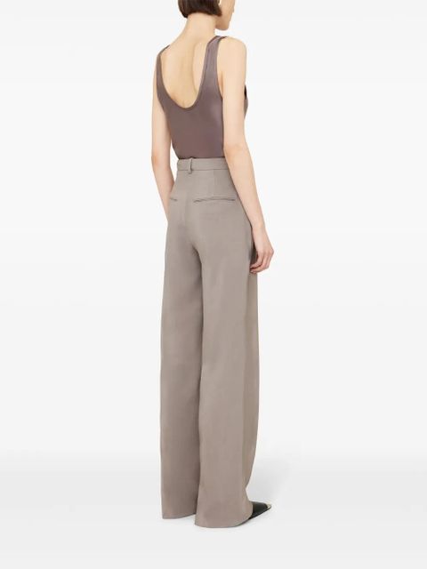 ANINE BING Dolan wide-leg trousers - Grey