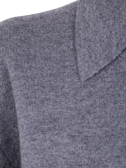 Róhe Compact polo sweater - Grey