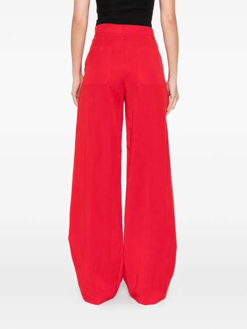 Blumarine wide-leg trousers - Red