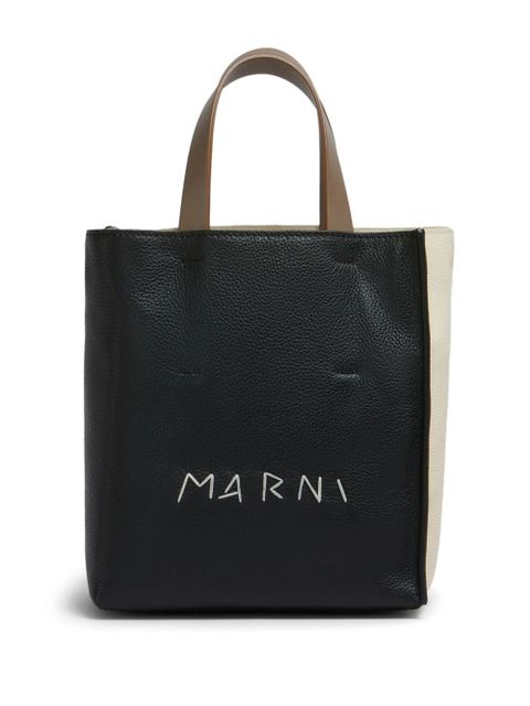 Marni contrasting tote bag - Black - zdjęcie produktu nr 1