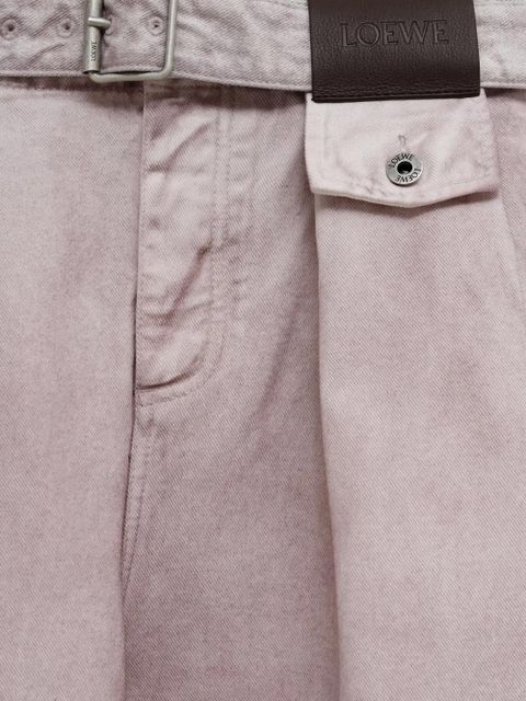 LOEWE belted jeans - Pink
