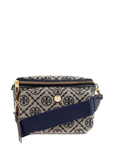 Tory Burch logo-monogram zipped mini bag - Neutrals - zdjęcie produktu nr 1