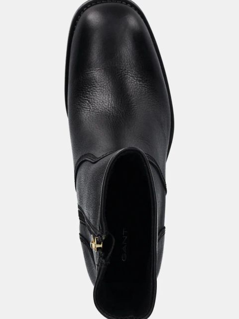 Gant botki skórzane Workdale damskie kolor czarny na słupku 29541796 G00