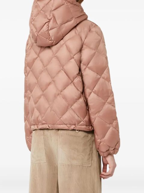 Max Mara quilted hooded jacket - Pink