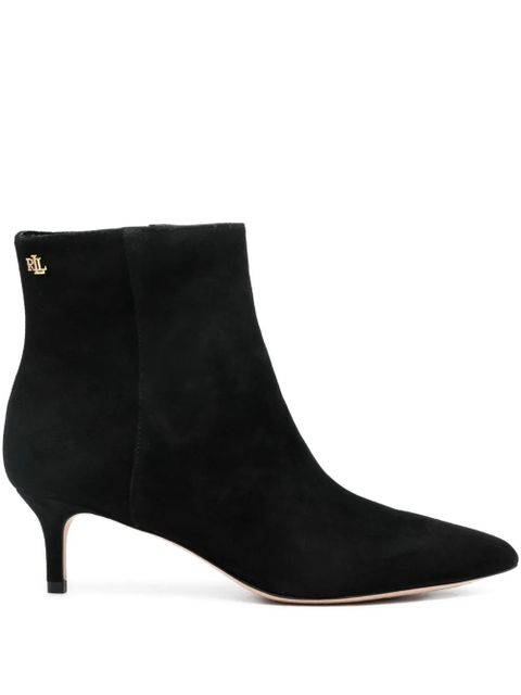 Lauren Ralph Lauren 45mm suede ankle boots - Black - zdjęcie produktu nr 1