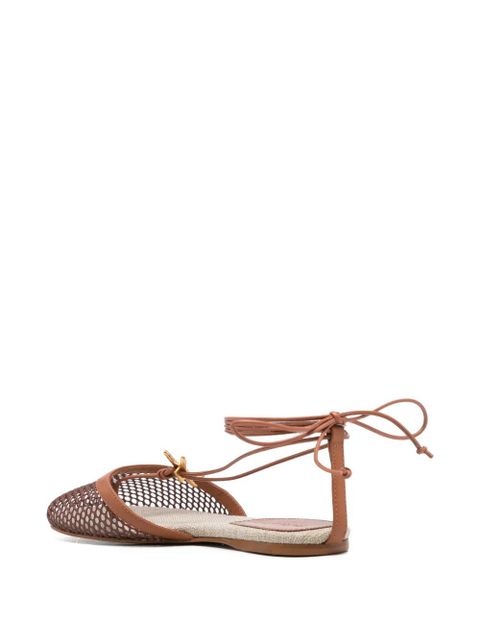 FARM Rio starfish lace-up sandals - Brown