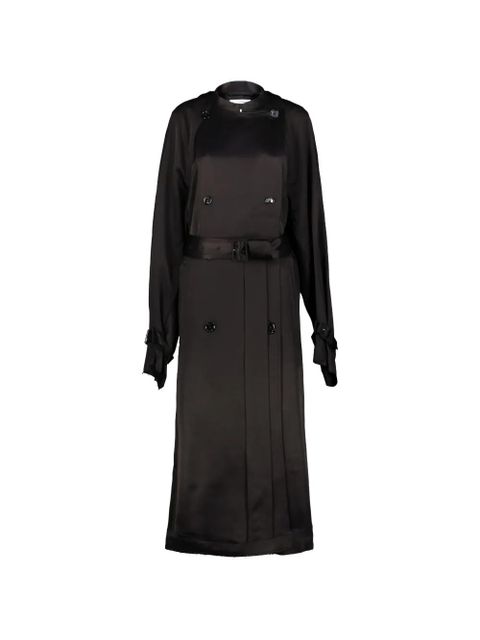 TOTEME satin trenchcoat - Black - zdjęcie produktu nr 1