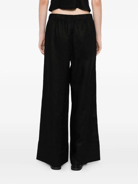 Reformation Fernando linen trousers - Black