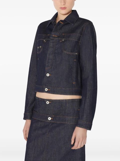 Jean Paul Gaultier Inverted denim jacket - Blue