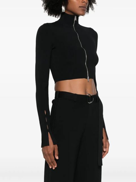 Nanushka zip-up cardigan - Black