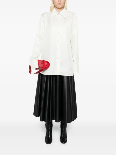 Jil Sander flared shirt - Green