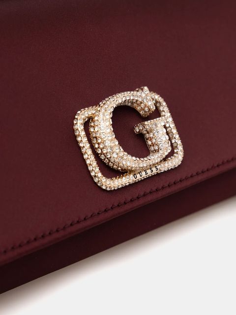 Guess torebka ZALINA kolor bordowy HWSE93 50720
