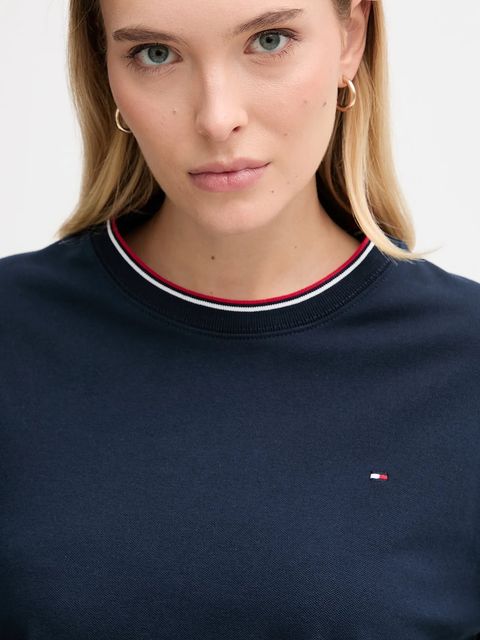 Tommy Hilfiger t-shirt damski kolor granatowy WW0WW47310 - zdjęcie produktu nr 2