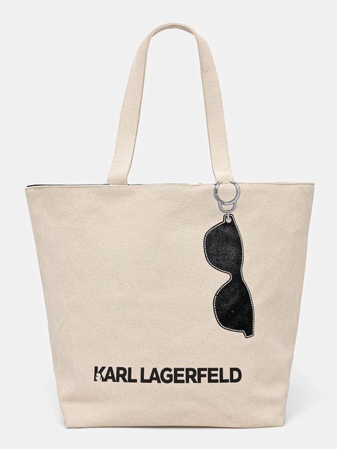 Karl Lagerfeld torebka dwustronna kolor beżowy A1W50020 - zdjęcie produktu nr 1