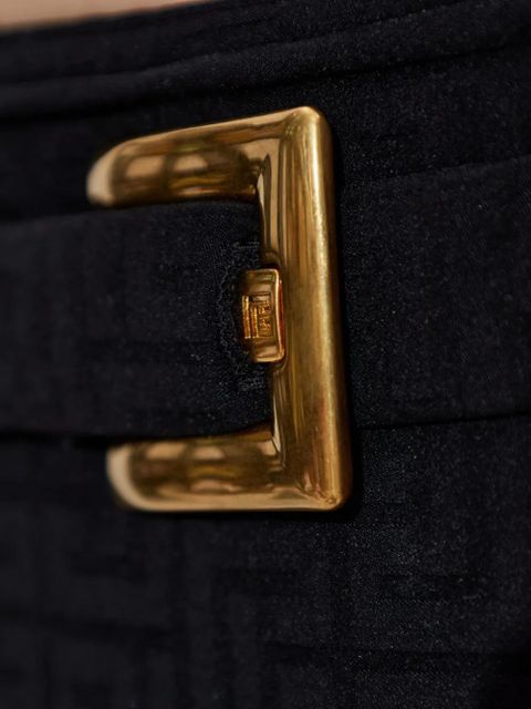 Balmain belted-waist bikini - Black