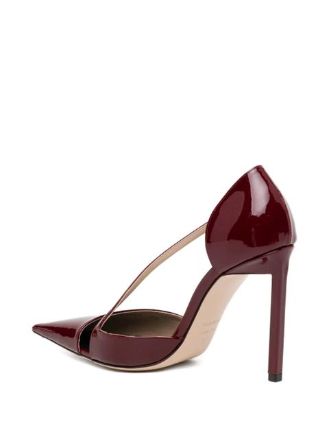 TOM FORD 110mm strap pointed pumps - Red