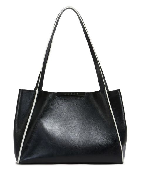 Marni small Cresta tote bag - Black - zdjęcie produktu nr 1