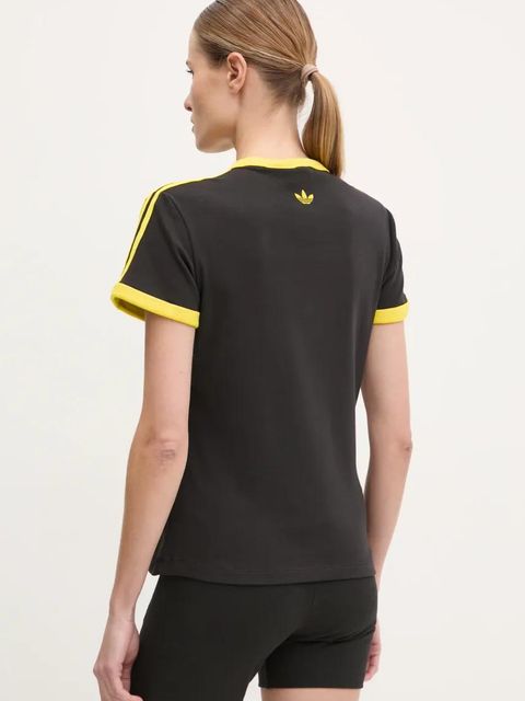 adidas Originals t-shirt X Smiley damski kolor czarny JD2738 - zdjęcie produktu nr 2