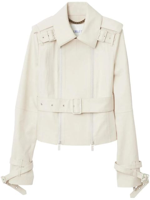 Burberry cotton trench jacket - Neutrals - zdjęcie produktu nr 1
