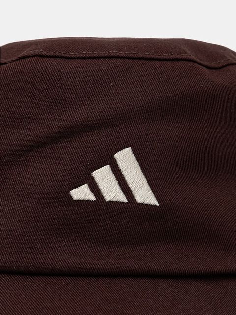 adidas kapelusz bawełniany kolor brązowy KD2184