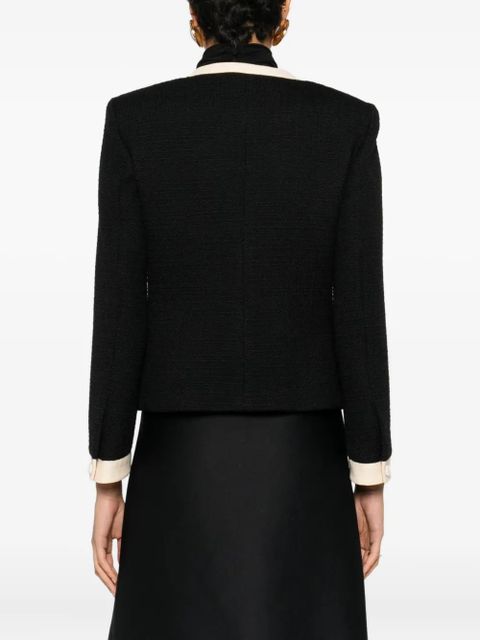 Valentino Garavani bow-detailed jacket - Black