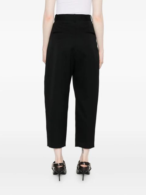 ISABEL MARANT pleated wool trousers - 01BK BLACK