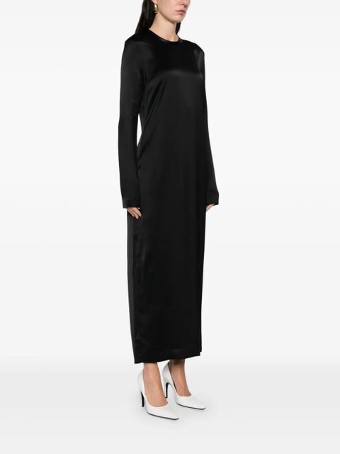 TOTEME satin maxi dress - Black - zdjęcie produktu nr 2