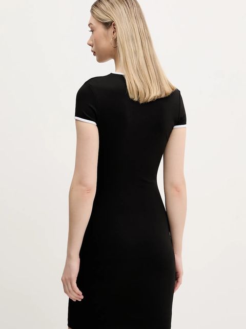 Karl Lagerfeld Jeans sukienka kolor czarny mini dopasowana A2W13051