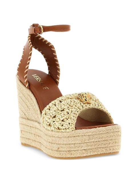 Versace braided medallion espadrilles - Brown - zdjęcie produktu nr 2