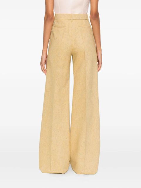 Valentino Garavani belt-loop trousers - Yellow