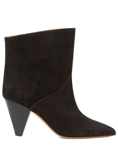 ISABEL MARANT 75mm Loline suede boots - Black - zdjęcie produktu nr 1