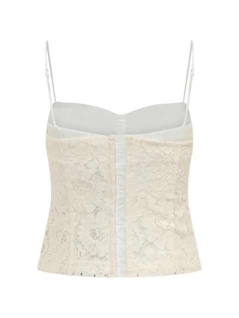 PINKO lace-overlay corset top - Neutrals - zdjęcie produktu nr 2