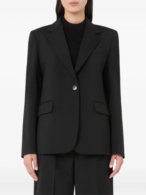 Weekend Max Mara single-breasted notched-lapel blazer - Black