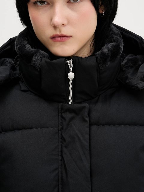 Hollister Co. kurtka kolor czarny zimowa KI344-5076-901