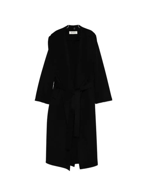 Róhe signature scarf coat - Black - zdjęcie produktu nr 1