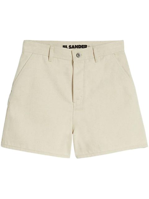 Jil Sander high-rise denim shorts - Neutrals - zdjęcie produktu nr 1