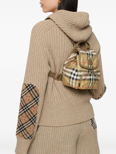 Burberry quilted-design mini backpack - Neutrals - zdjęcie produktu nr 2