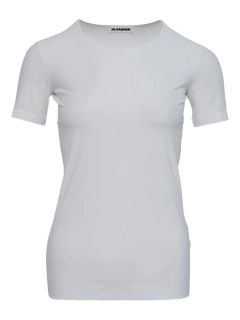 Jil Sander short-sleeves 2nd skin T-shirt - White - zdjęcie produktu nr 1