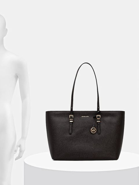MICHAEL Michael Kors torebka skórzana QUINN kolor brązowy 30T5GQNT9L