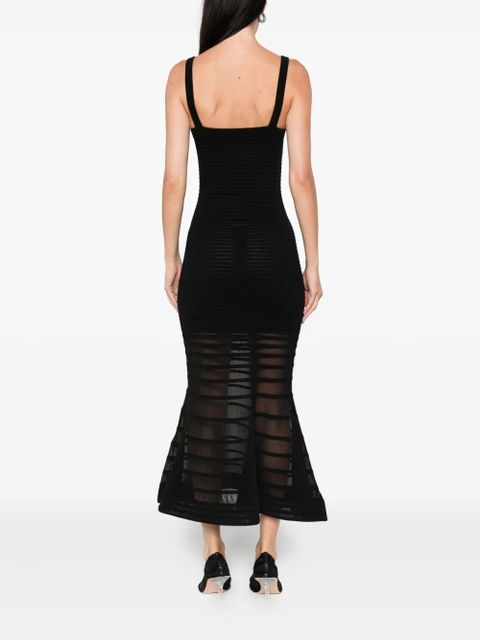Simkhai Vallarie ribbed midi dress - Black